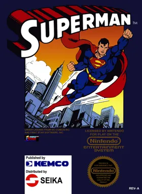 Superman (USA) (Kemco) box cover front